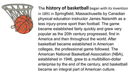 History of Basketball: From Invention to the Modern Day.